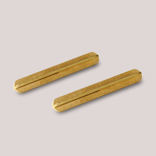 《真鍮製のミニマルなカトラリーレスト》Ordi cutlery rest ロング｜NAGAE+（ナガエプリュス）