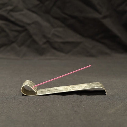 《曲げてアレンジ・錫のインセンスホルダー》a.278オリジナル