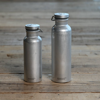 《スイス製・エコで軽量なアルミ製ウォーターボトル【0.75L】3色》アルミオリジナル 0.75L | SIGG