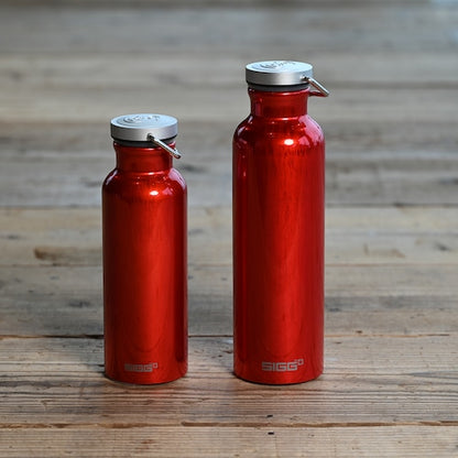 《スイス製・エコで軽量なアルミ製ウォーターボトル【0.75L】3色》アルミオリジナル 0.75L | SIGG