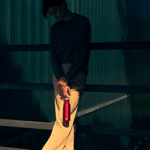 《スイス製・エコで軽量なアルミ製ウォーターボトル【0.5L】3色》アルミオリジナル 0.5L | SIGG