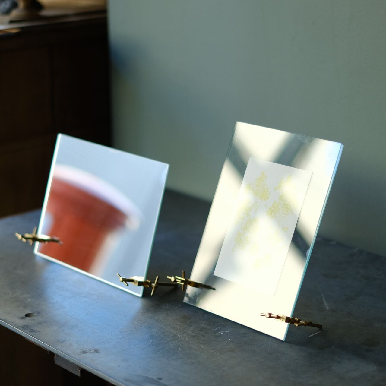 《真鍮ハタガネのスタンドミラー》BRANCH STAND MIRROR | WEST VILLAGE TOKYO