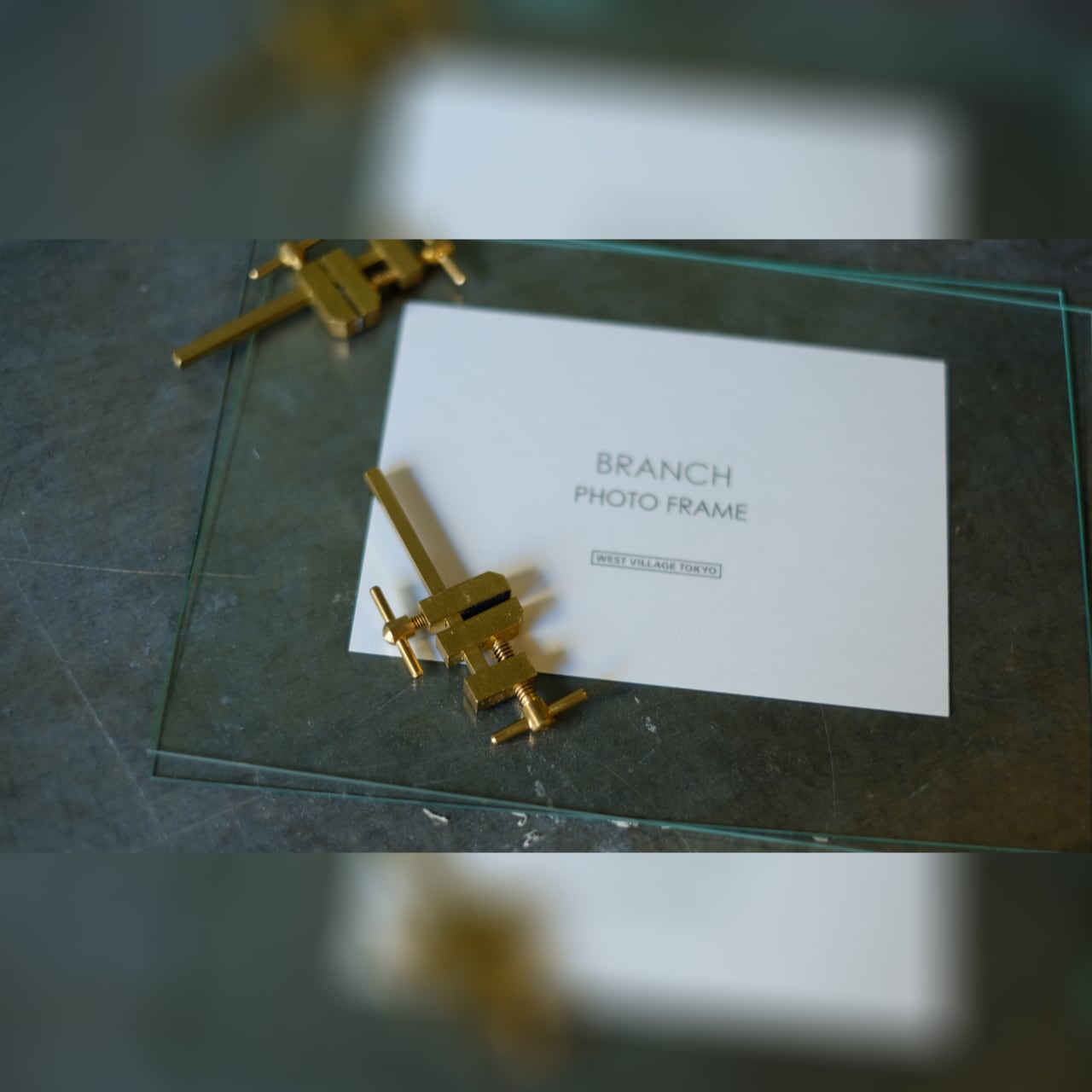 《真鍮ハタガネのフォトフレーム》BRANCH PHOTO FRAME | WEST VILLAGE TOKYO
