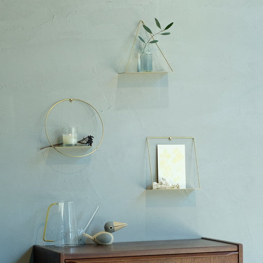 《真鍮のウォール・シェルフ》PIKE wall brass shelf | WEST VILLAGE TOKYO