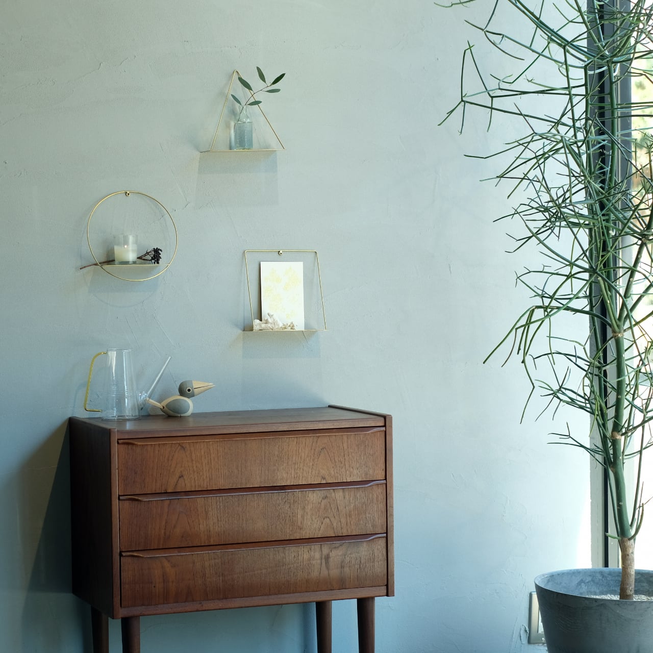 《真鍮のウォール・シェルフ》PIKE wall brass shelf | WEST VILLAGE TOKYO