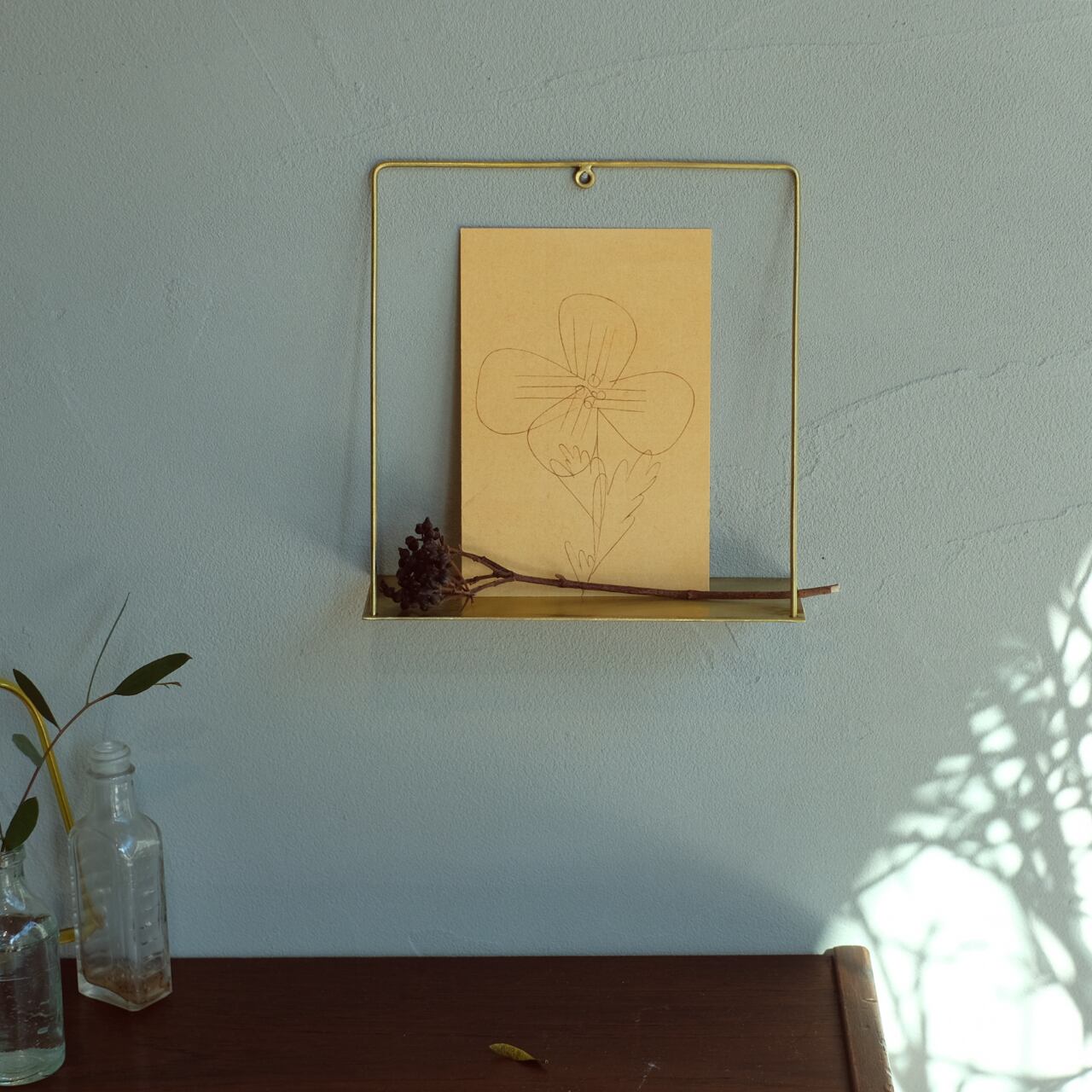 《真鍮のウォール・シェルフ》PIKE wall brass shelf | WEST VILLAGE TOKYO