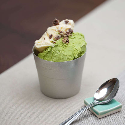 《錫（純度99.99%）の酒器・そば猪口》静波そば猪口｜銀雅堂（ぎんがどう）