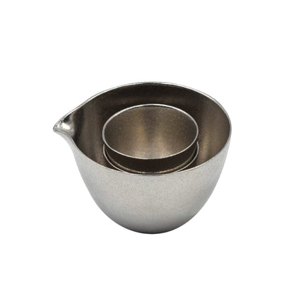 《シンプルな錫のお猪口》シンプルデザイン・スタッキング・普段使い | NAGAE+