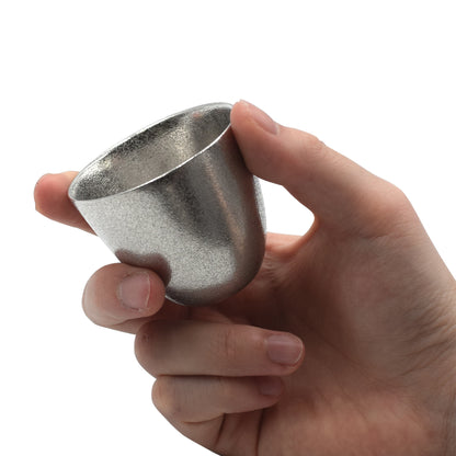 《シンプルな錫のお猪口》シンプルデザイン・スタッキング・普段使い | NAGAE+