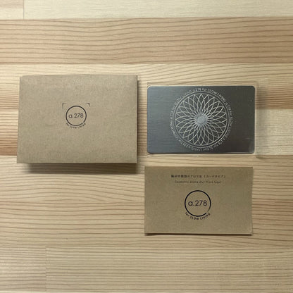 《幾何学模様のアロマ皿（カードタイプ） Geometric aroma dish (Card type)》a.278 オリジナル