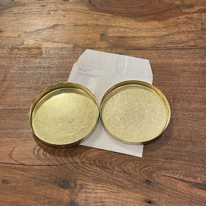 《真鍮の蓋つき丸型トレイ（シャーレ）》BRASS SCHALE | PICUS
