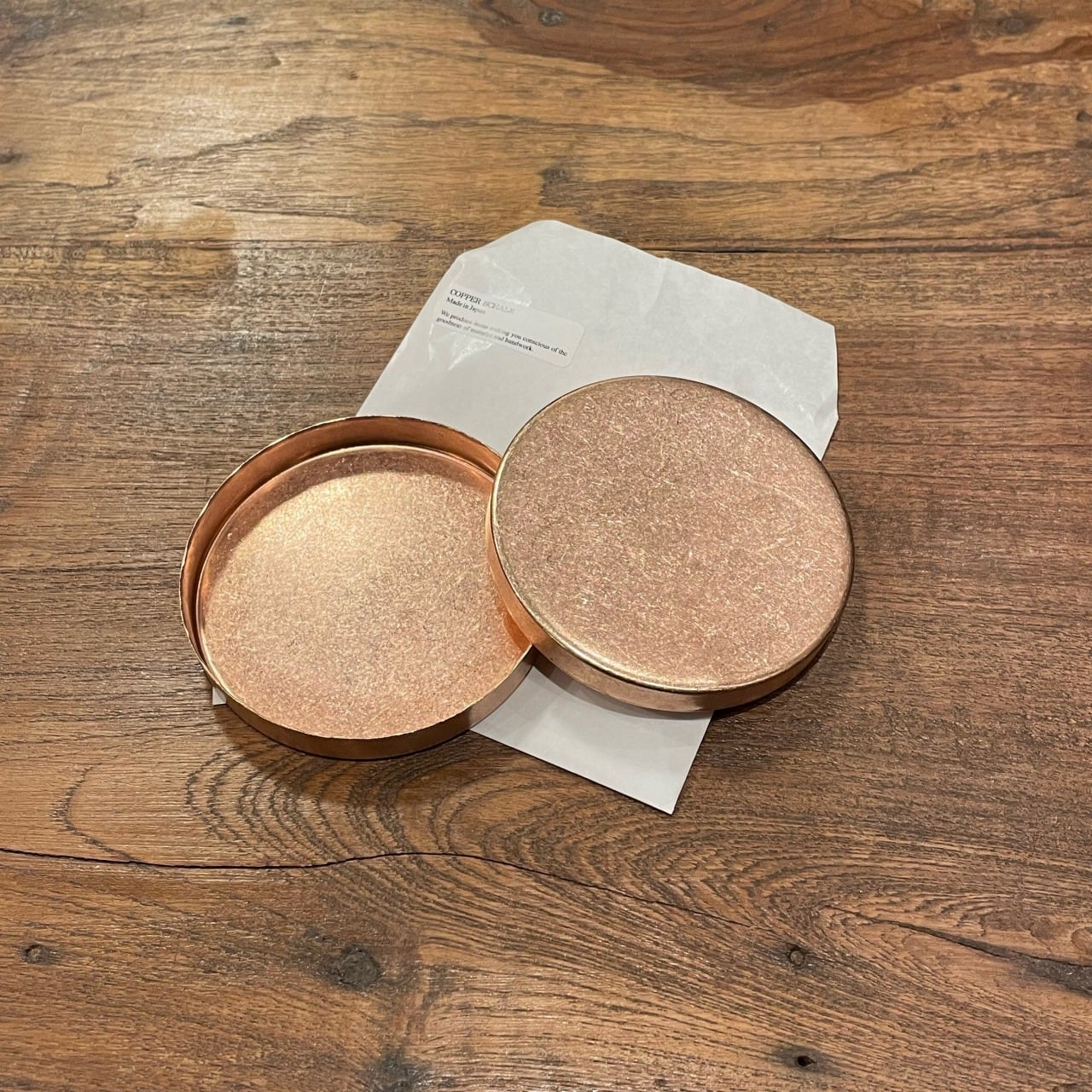 《銅の蓋つき丸型トレイ（シャーレ）》COPPER SCHALE | PICUS