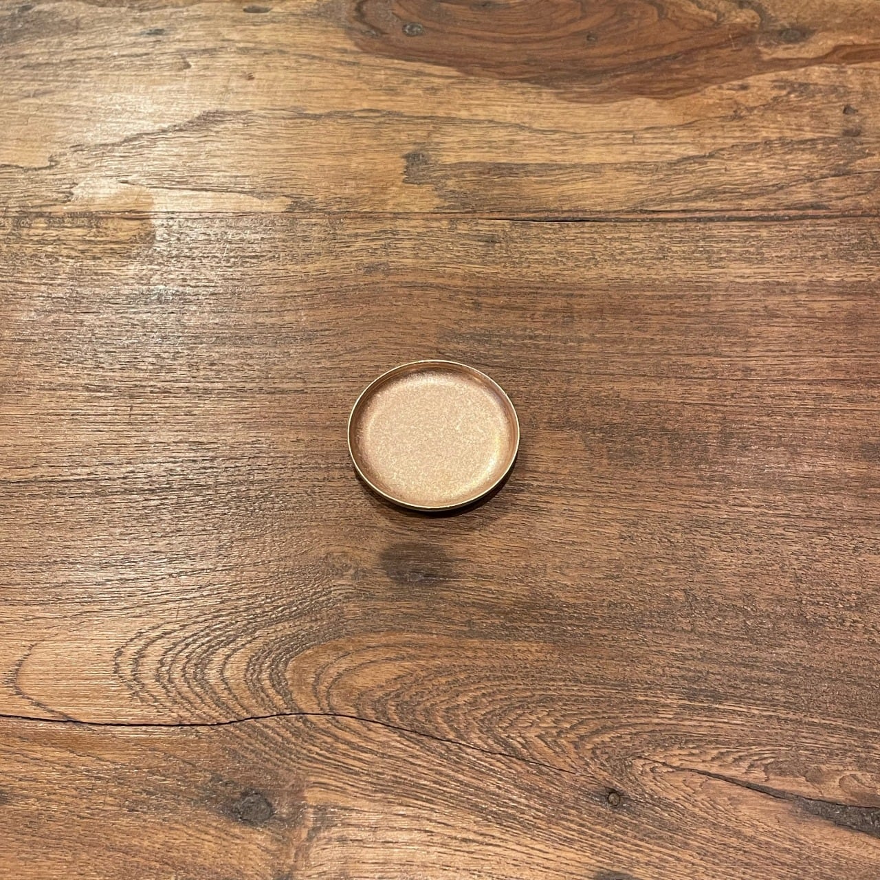 《小さな銅の丸柄トレイ》COPPER MINI PLATE | PICUS