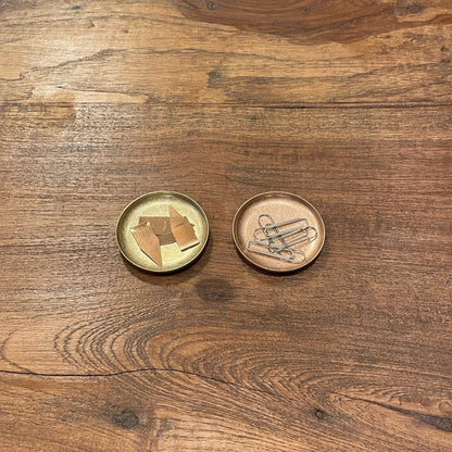 《小さな銅の丸柄トレイ》COPPER MINI PLATE | PICUS