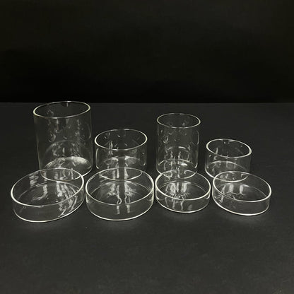 《耐熱ガラスの蓋つきポット》φ88×H103 | BOBCRAFT