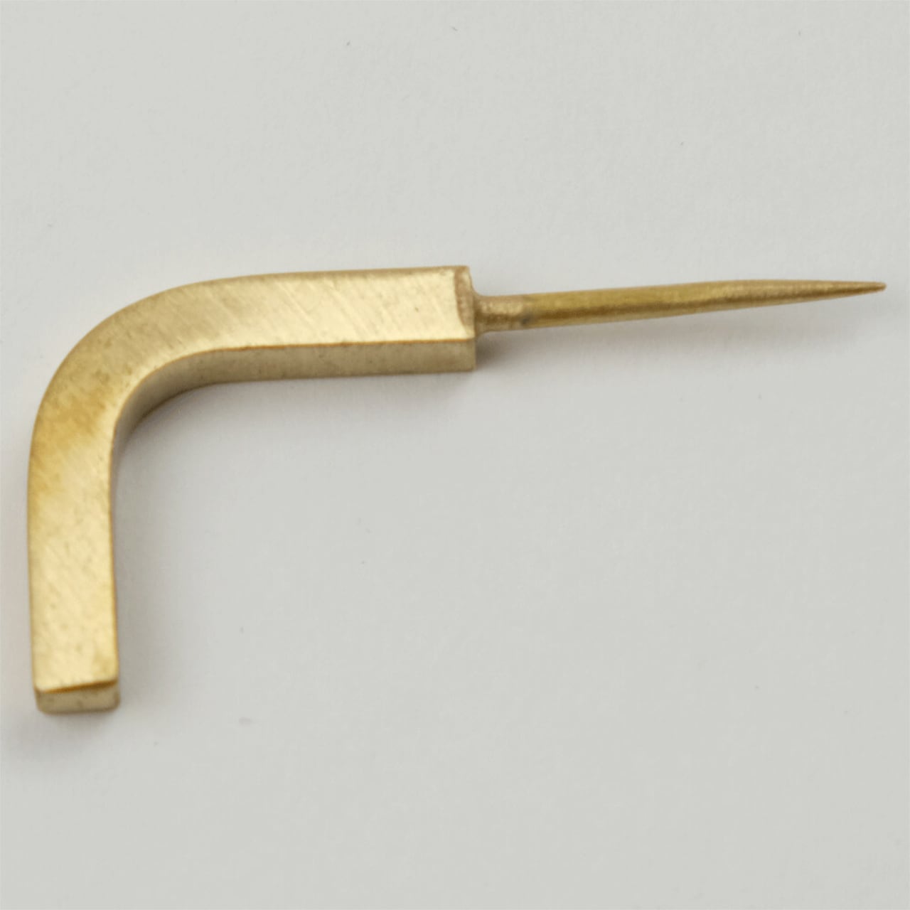 《真鍮のL字フック》BRASSプッシュピンLフック | Horn Please