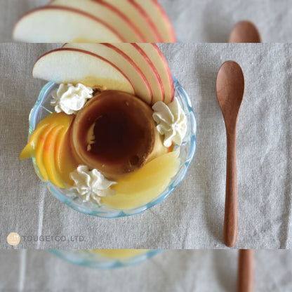 《国際プリン協会がプロデュースした木製プリン専用スプーン》木製カトラリーのリーディングカンパニー×国際プリン協会 | iiispoon（いいスプーン）