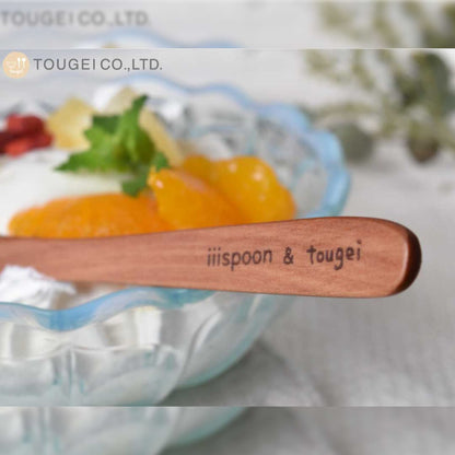 《国際プリン協会がプロデュースした木製プリン専用スプーン》木製カトラリーのリーディングカンパニー×国際プリン協会 | iiispoon（いいスプーン）