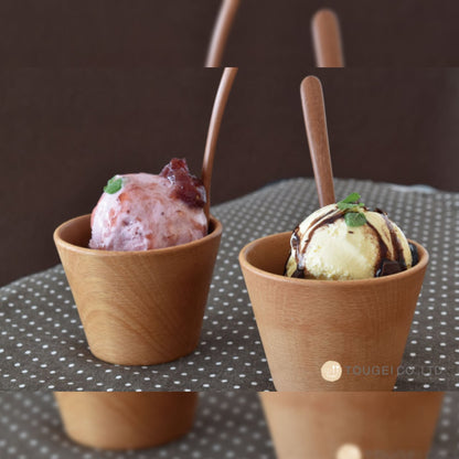 《国際プリン協会がプロデュースした木製プリン専用スプーン》木製カトラリーのリーディングカンパニー×国際プリン協会 | iiispoon（いいスプーン）