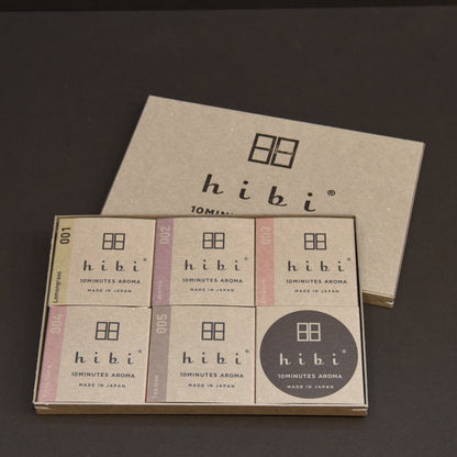 hibi 10MINUTES AROMA 5種の香りギフトボックス