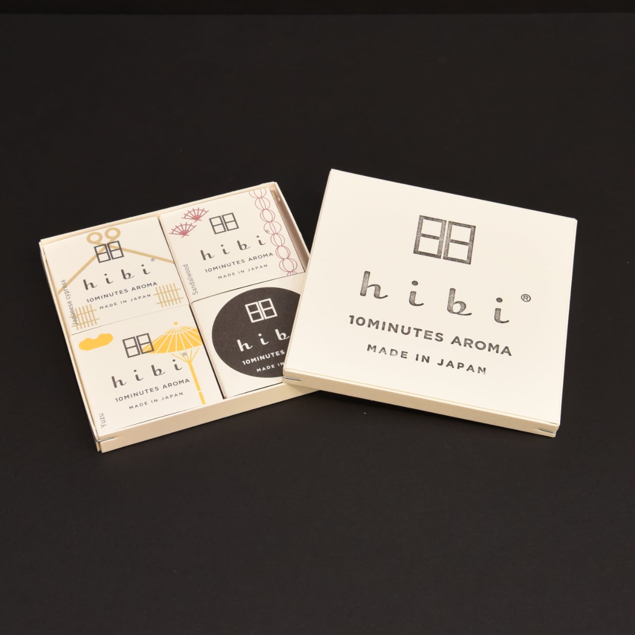 hibi 10MINUTES AROMA 和の香り3種ギフトボックス