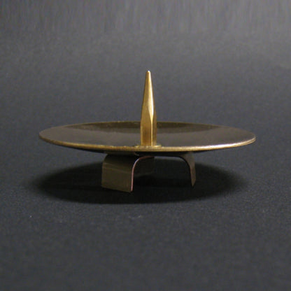 《真鍮製の和ろうそく用燭台》ひたすら丸い造形美を楽しむ燭台（細芯タイプ） | 京ROUSOKU+