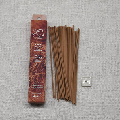 《天然素材のお香》カームナイト（ベチパー×カモミール） | 日本香堂 NATURENSE