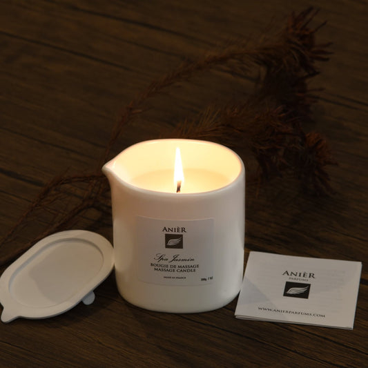 《フランス製・天然素材のマッサージオイル＆アロマ・キャンドル 》南仏ジャスミンの香り | Anier Parfums（アニエルパルファン）