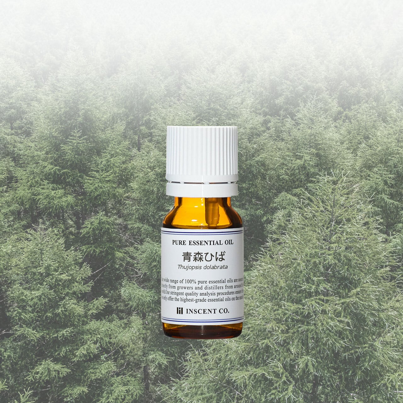 《和精油》青森ヒバ エッセンシャルオイル 精油／日本アロマ環境協会（AEAJ）表示基準適合精油｜INSCENT CO.