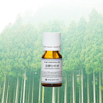 《和精油》吉野ひのき エッセンシャルオイル 精油／日本アロマ環境協会（AEAJ）表示基準適合精油｜INSCENT CO.