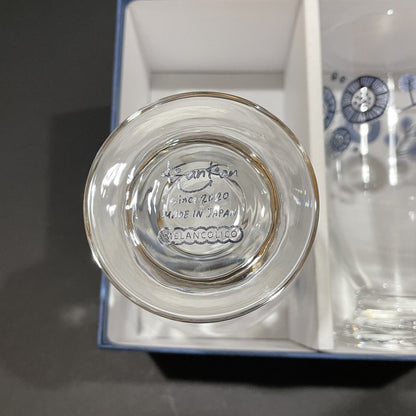 《レトロで北欧風な台付きグラス》台付きグラス（大）箱入り2個セット | MELANCOLICO メランコリコ