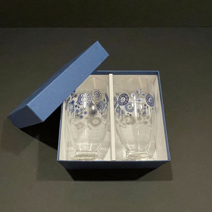 《レトロで北欧風な台付きグラス》台付きグラス（大）箱入り2個セット | MELANCOLICO メランコリコ