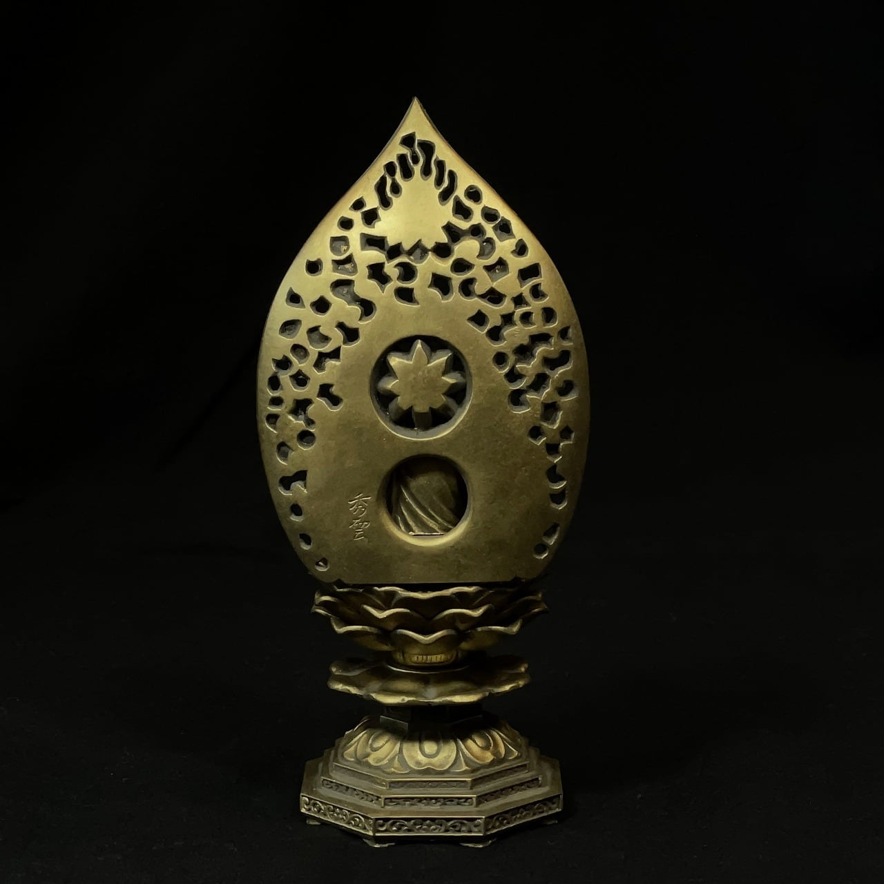 《鋳物製仏像》釈迦如来座像