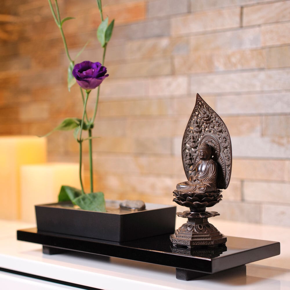 《鋳物製仏像》釈迦如来座像