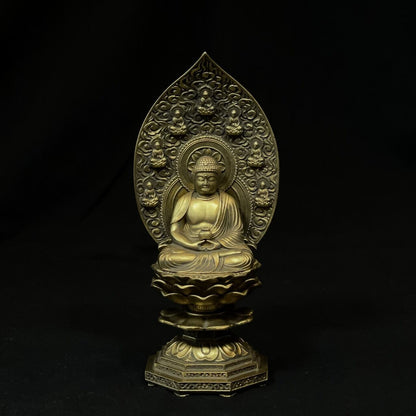 《鋳物製仏像》薬師如来座像