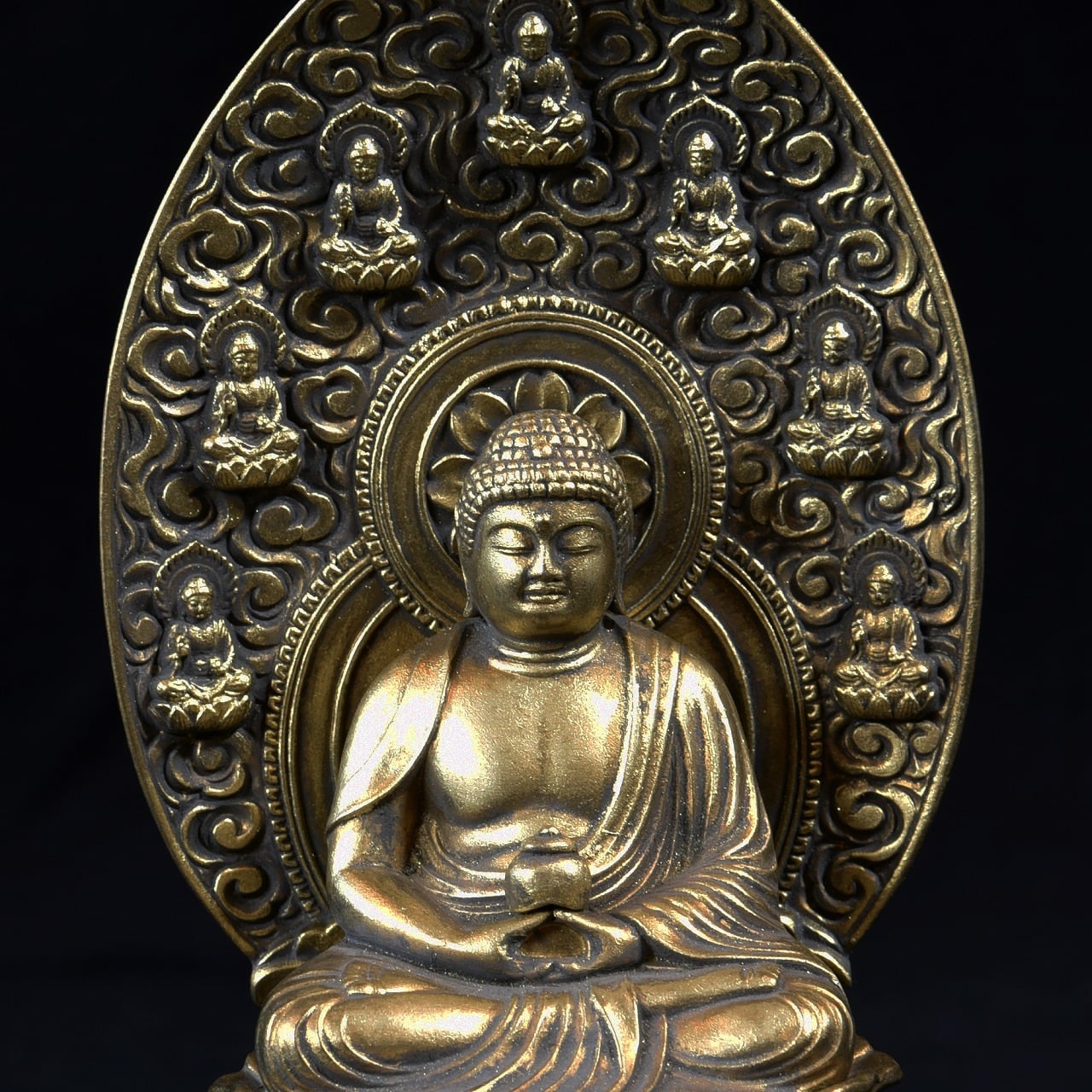 《鋳物製仏像》薬師如来座像