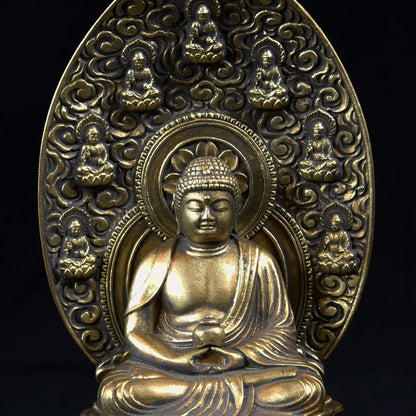 《鋳物製仏像》薬師如来座像