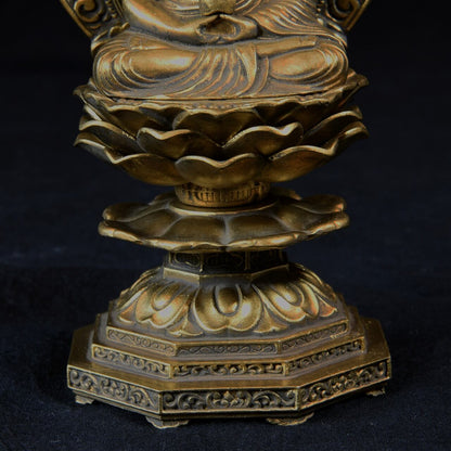 《鋳物製仏像》薬師如来座像