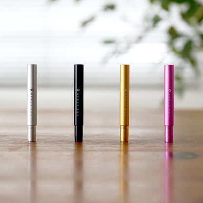 《アルミ製・紙ストロー用アダプター》紙ストローの吸い口にさして口当たりを改善するアルミ製アダプター（専用ソフトケース付き） | THE STRAW 6（4色）