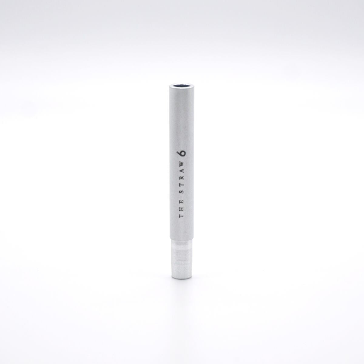 《アルミ製・紙ストロー用アダプター》紙ストローの吸い口にさして口当たりを改善するアルミ製アダプター（専用ソフトケース付き） | THE STRAW 6（4色）
