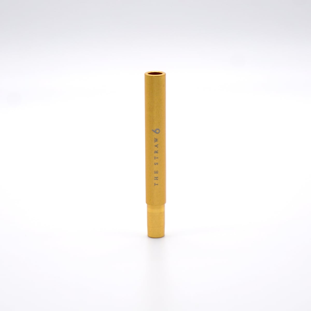 《アルミ製・紙ストロー用アダプター》紙ストローの吸い口にさして口当たりを改善するアルミ製アダプター（専用ソフトケース付き） | THE STRAW 6（4色）