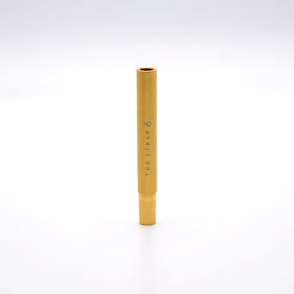 《アルミ製・紙ストロー用アダプター》紙ストローの吸い口にさして口当たりを改善するアルミ製アダプター（専用ソフトケース付き） | THE STRAW 6（4色）