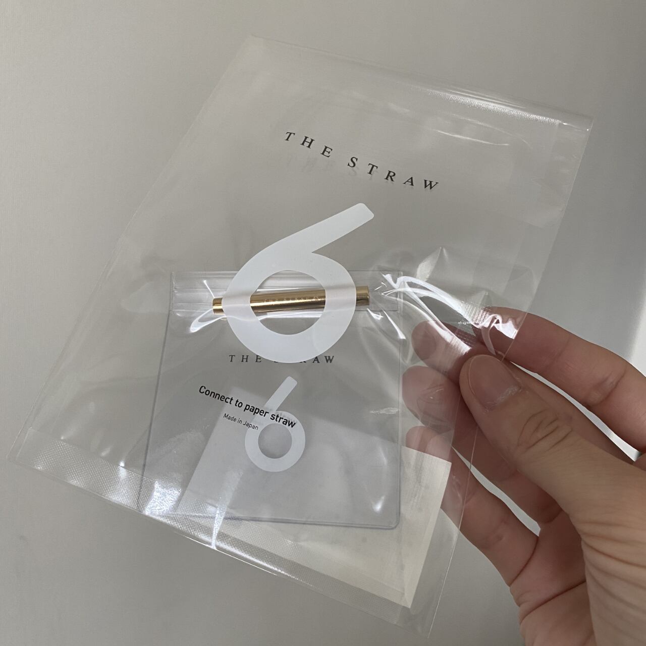 《アルミ製・紙ストロー用アダプター》紙ストローの吸い口にさして口当たりを改善するアルミ製アダプター（専用ソフトケース付き） | THE STRAW 6（4色）