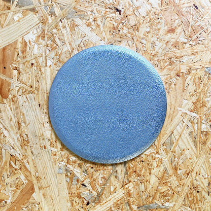 《アルミ鋳物のトレイ》ラウンド (丸形) トレイ L | シルバー / ブラック