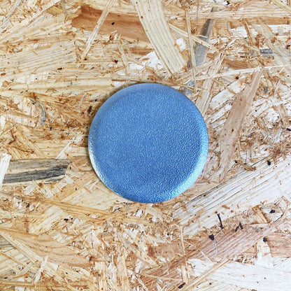 《アルミ鋳物のトレイ》ラウンド (丸形) トレイ S | シルバー / ブラック