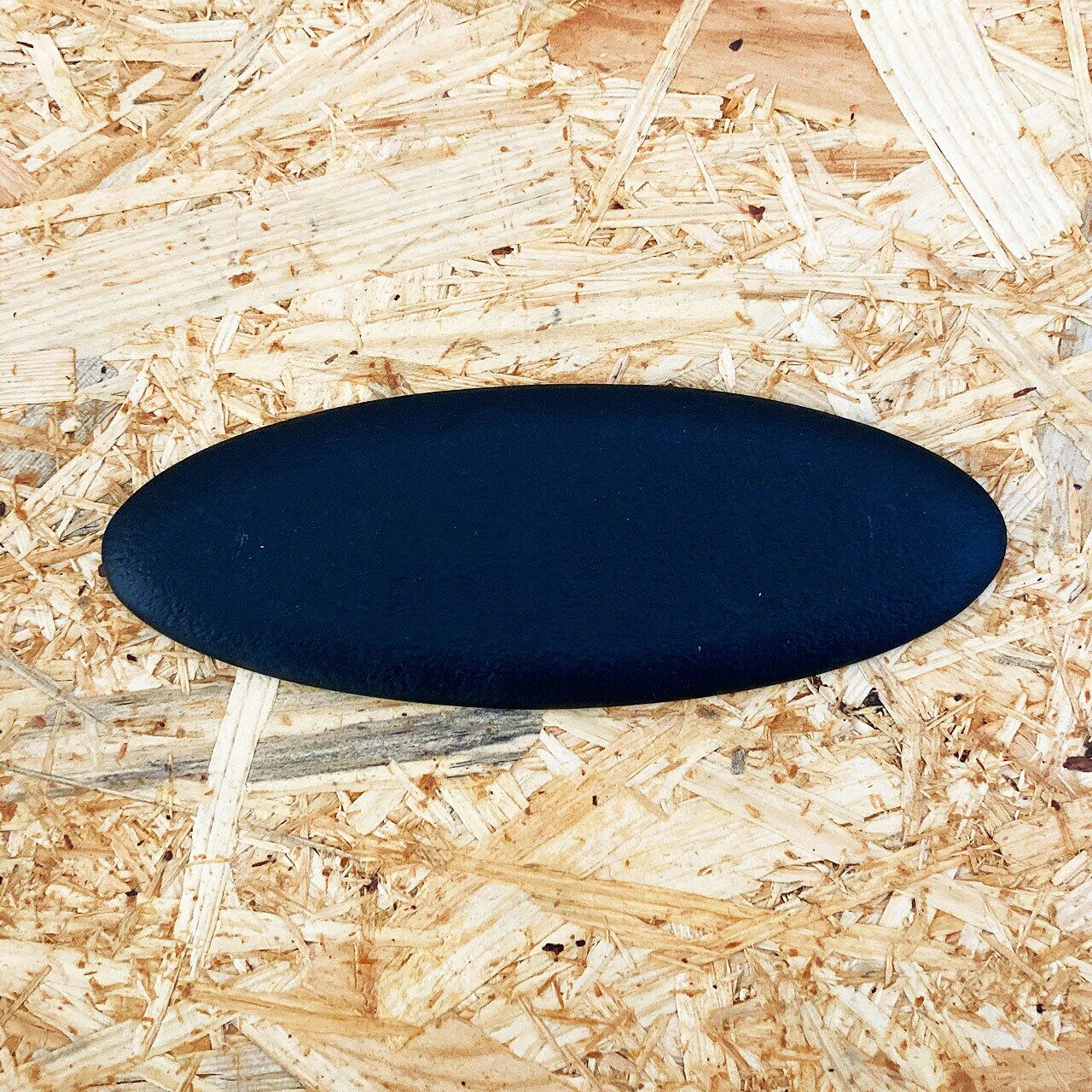 《アルミ鋳物のトレイ》オーバル (楕円) トレイ L | シルバー / ブラック