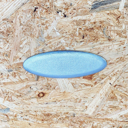 《アルミ鋳物のトレイ》オーバル (楕円) トレイ S | シルバー / ブラック