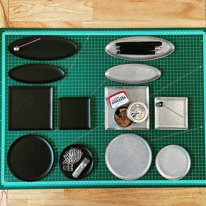 《アルミ鋳物のトレイ》オーバル (楕円) トレイ S | シルバー / ブラック