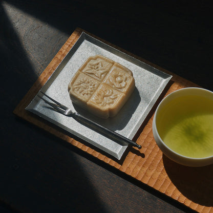 《錫のスクエアトレイ（120mm×120ｍｍ）》a.278オリジナル