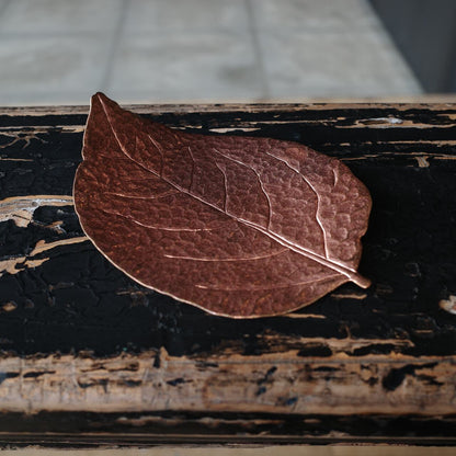 《銅の木の葉のトレイ》LEAF PLATE（COPPER） | PICUS